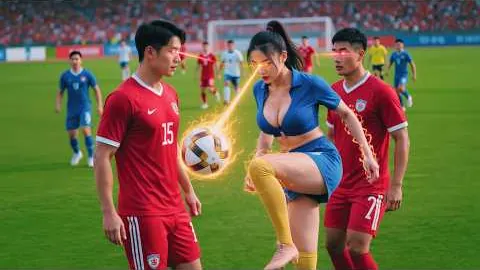 李新翔边路突破巧射折射入网，中超赛场惊现精彩瞬间